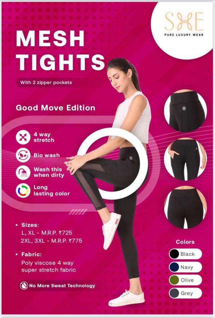 SHE Brand Mesh Tights Track Pants for Women Huge collection of women track pants at low offer price