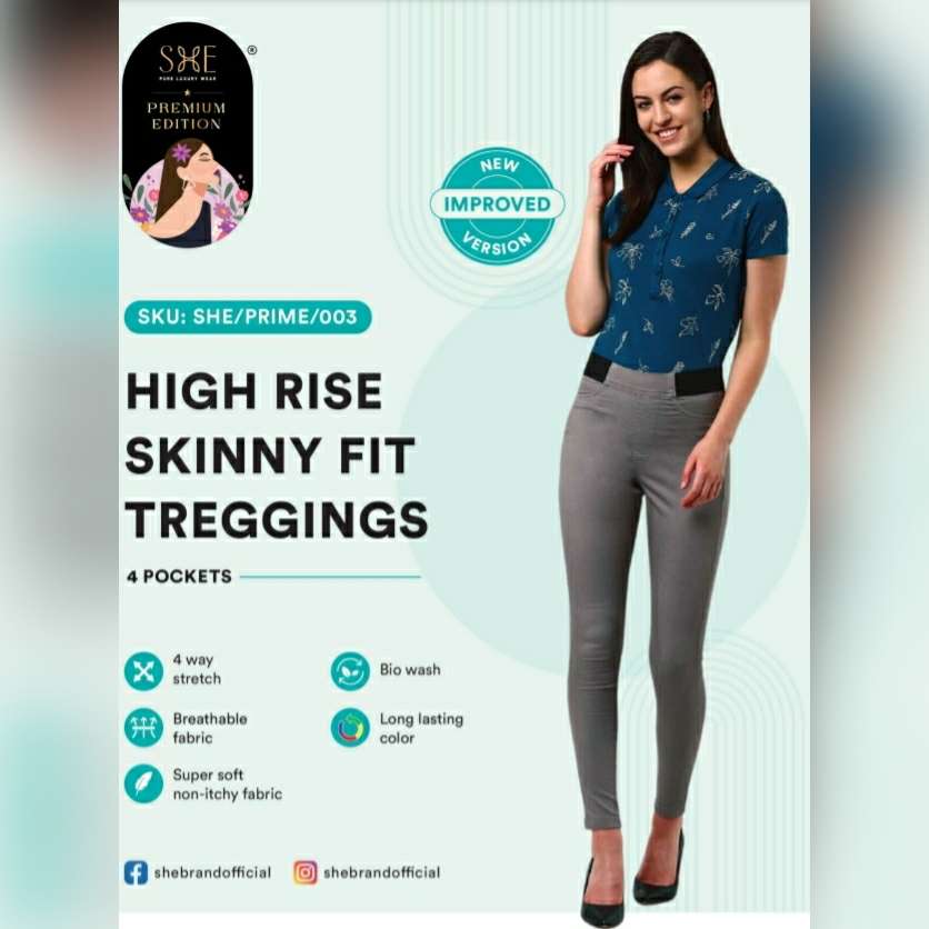 SHE Brand Treggings Pants for Women Huge collection of women lowers at low offer price
