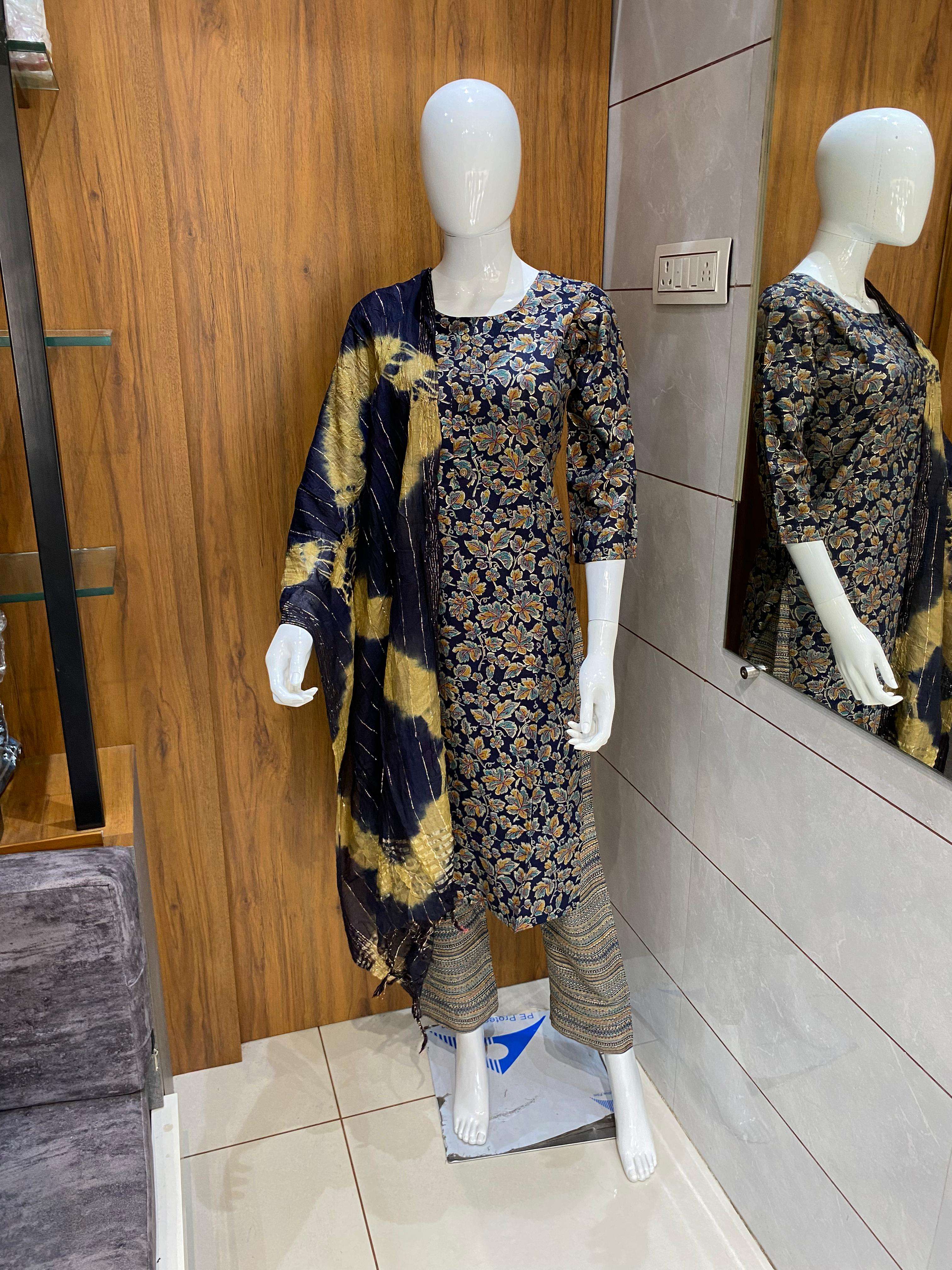 Buy Kurti Pant Sets with Dupatta Online In India