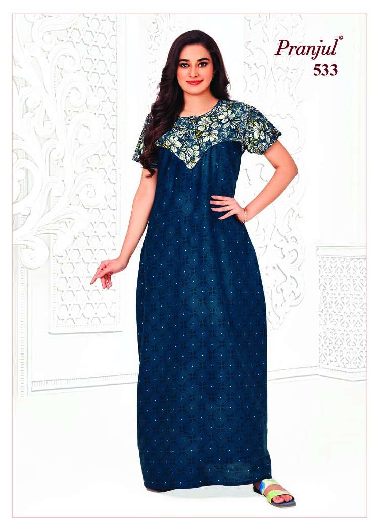 Pranjul Pragati Vol 1 Cotton Nighty Collection