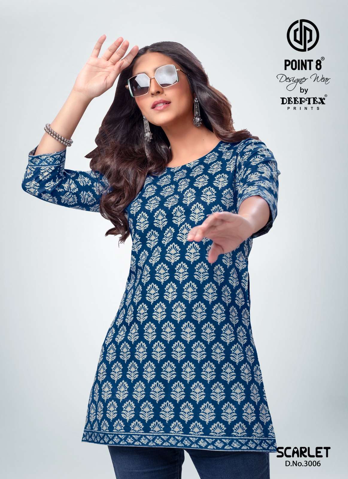 Deeptex Scarlet Vol 3 Cotton Fancy Tops Collection