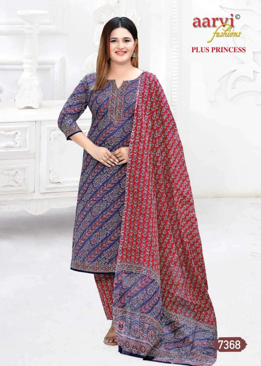 Aarvi Plus Princess Vol 2 Cotton Kurti Bottom With Dupatta