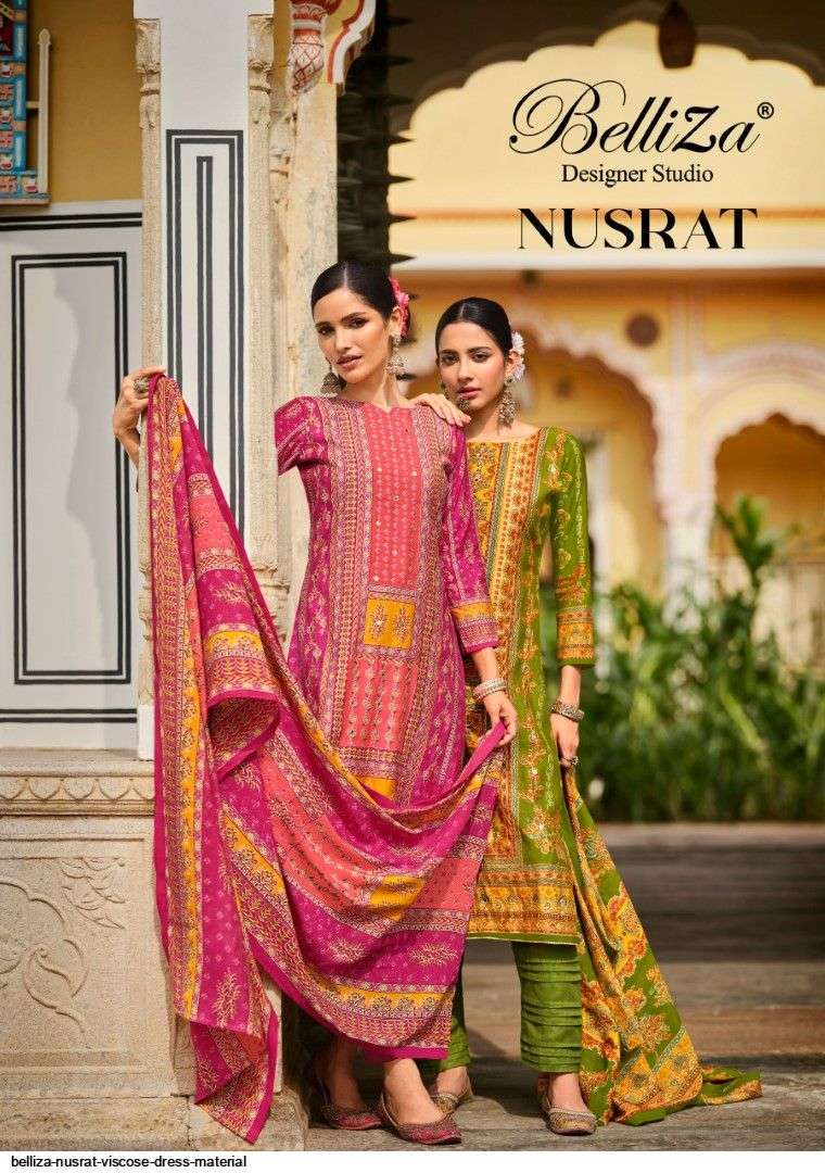 Nusrat Pure Modal Viscose Muslin Digital Prints Material