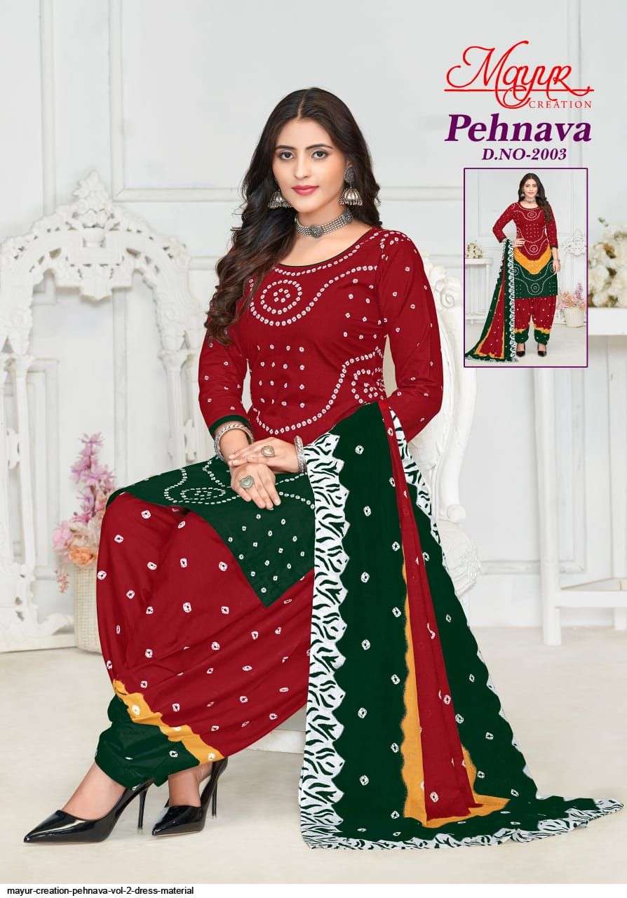 MAYUR CREATION PEHNAVA VOL 2 DRESS MATERIAL