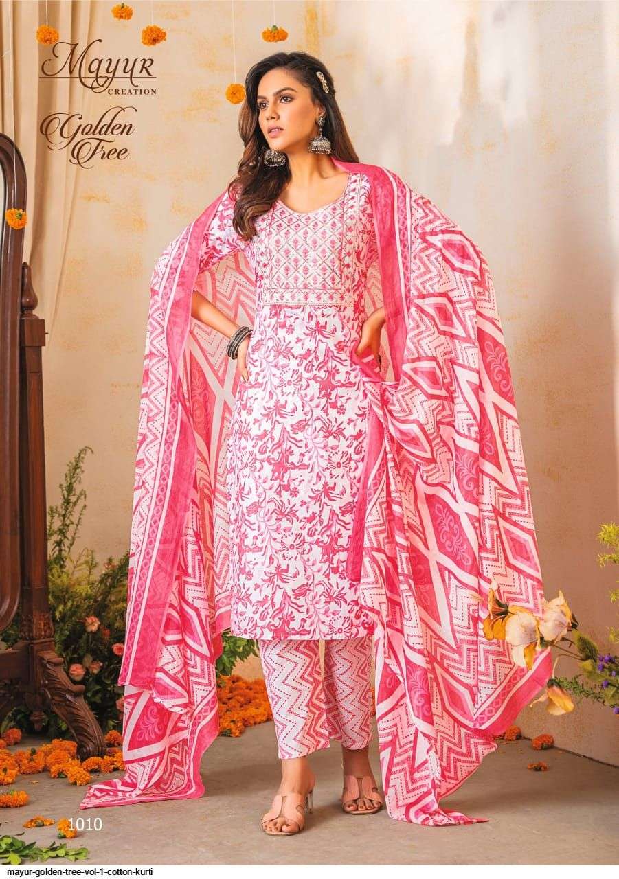 MAYUR GOLDEN TREE VOL 1 COTTON KURTI