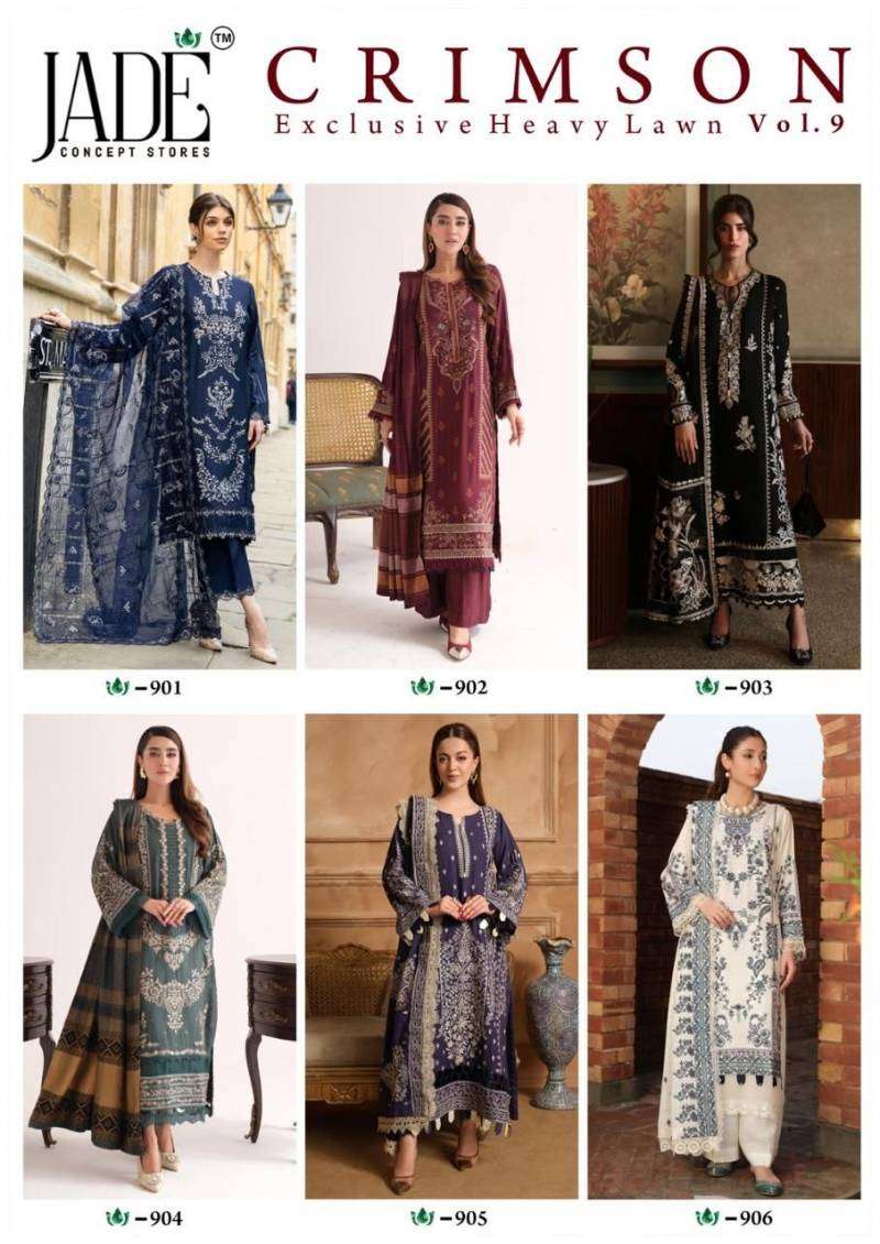 Buy Jade Crimson Vol 9 Pakistani Eid Salwar Kameez at Wholesale Price Online