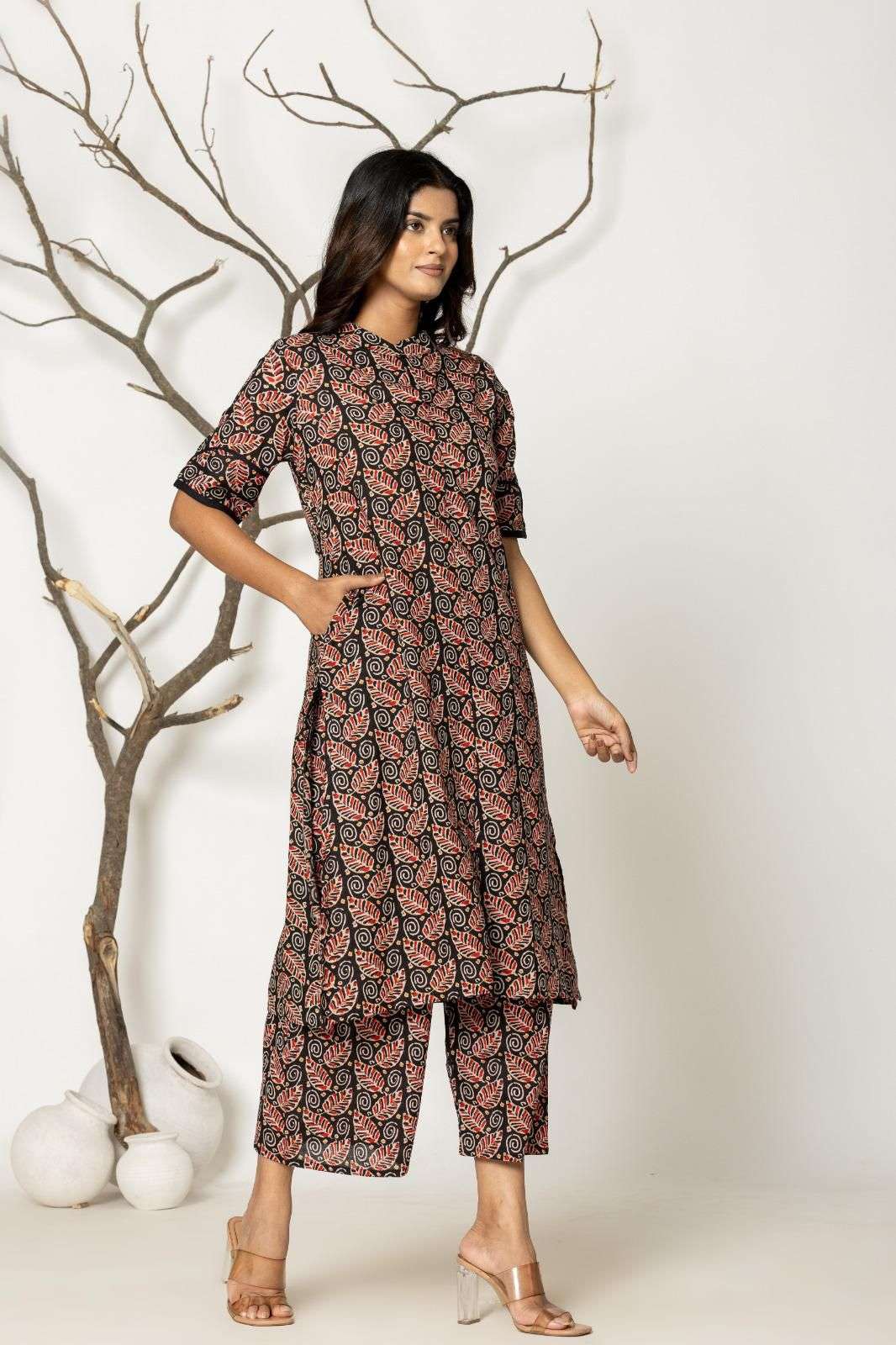 Buy D.no.2 Palazzo Pants with Kurti Online in India at Best Price