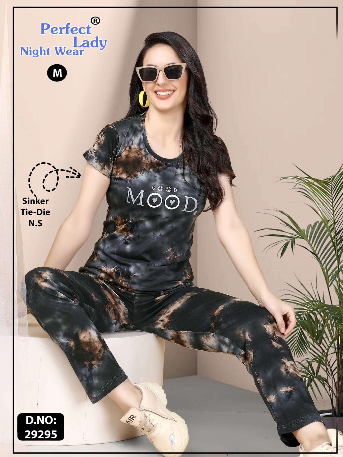 Buy D.no.2 Printed Tie Dye Night Suit in Mumbai Directly From Manufacturer