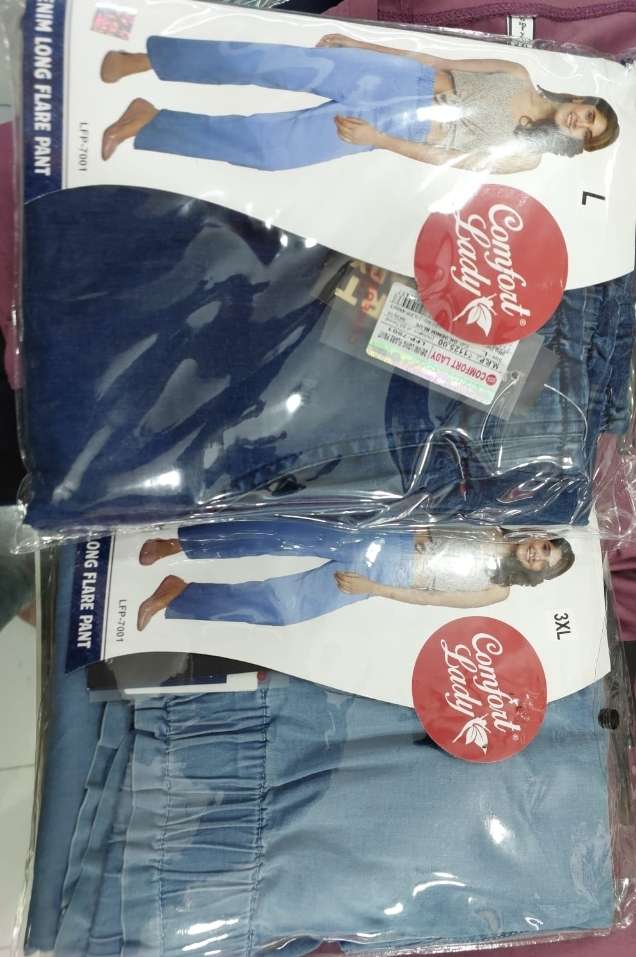 Buy Comfort Lady Original Denim Flare Long Pant at Wholesale Price