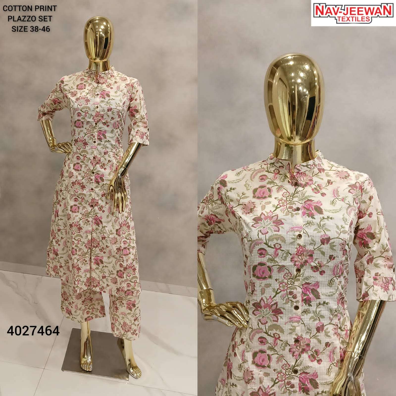 Buy D.no.1 Navjeevan Latest A Line Kurti with Palazzo For Women Online