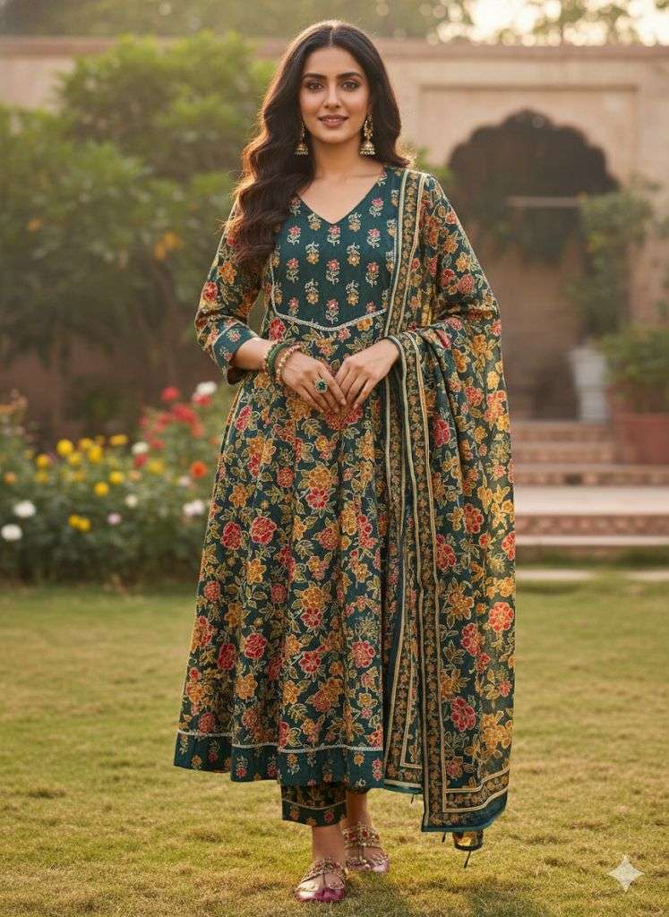 Buy D.no.1 Anarkali Suit set for Women Online Directy from Manufacturer in Jaipur