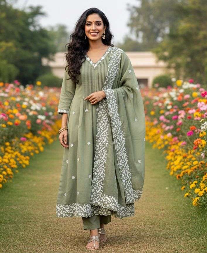 Buy D.no.1 Mul Chanderi Kurta Set Online at Best Prices From Best Jaipur Kurti Manufacturer 