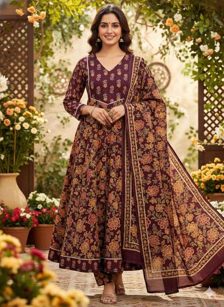 Buy D.no.2 Anarkali Suit Set For Women Online In India