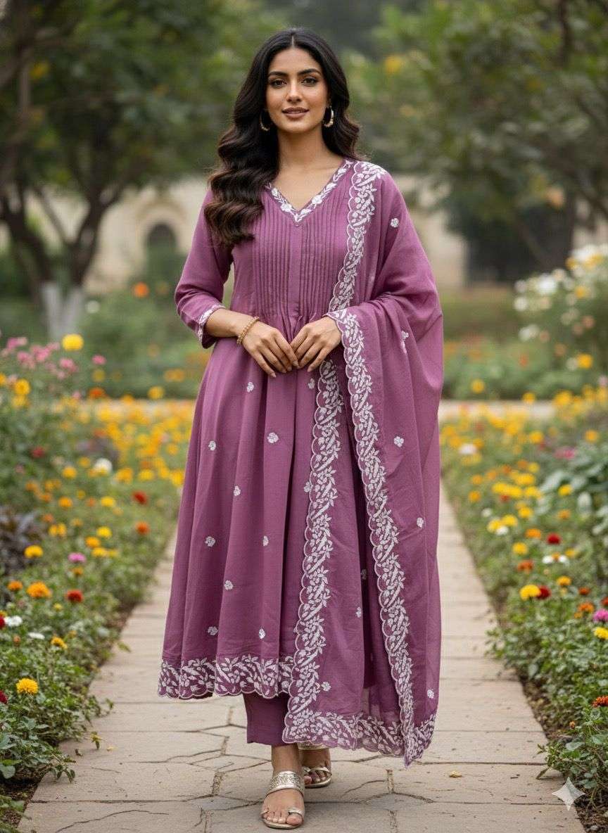 Buy D.no.3 Mul Chanderi Womens Ethnic Sets Online at Best Prices From Jaipur Kurti Manufacturer