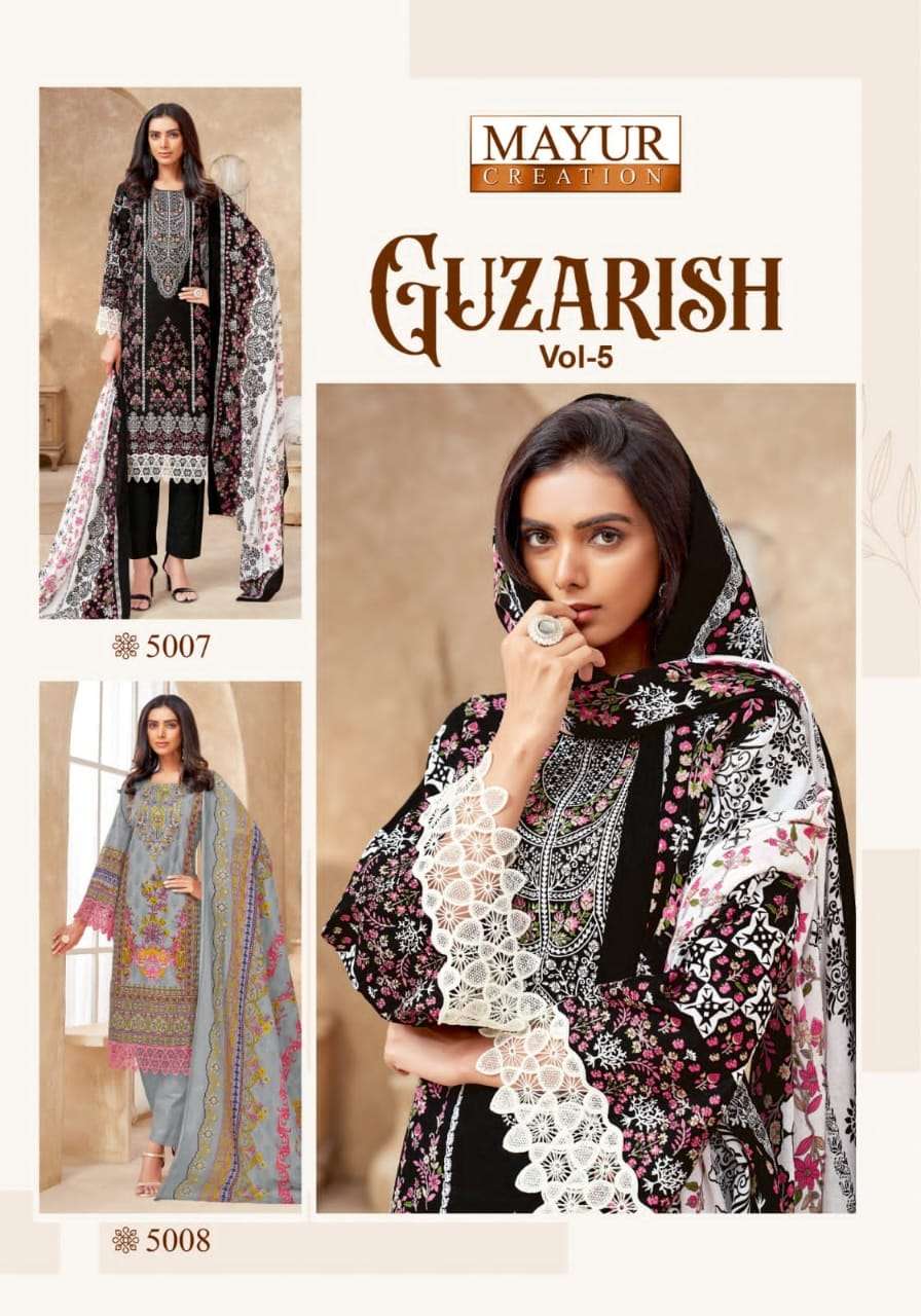 Buy Mayur Guzarish Vol 5  Wholesale Karachi Dress Material Catalogue Online