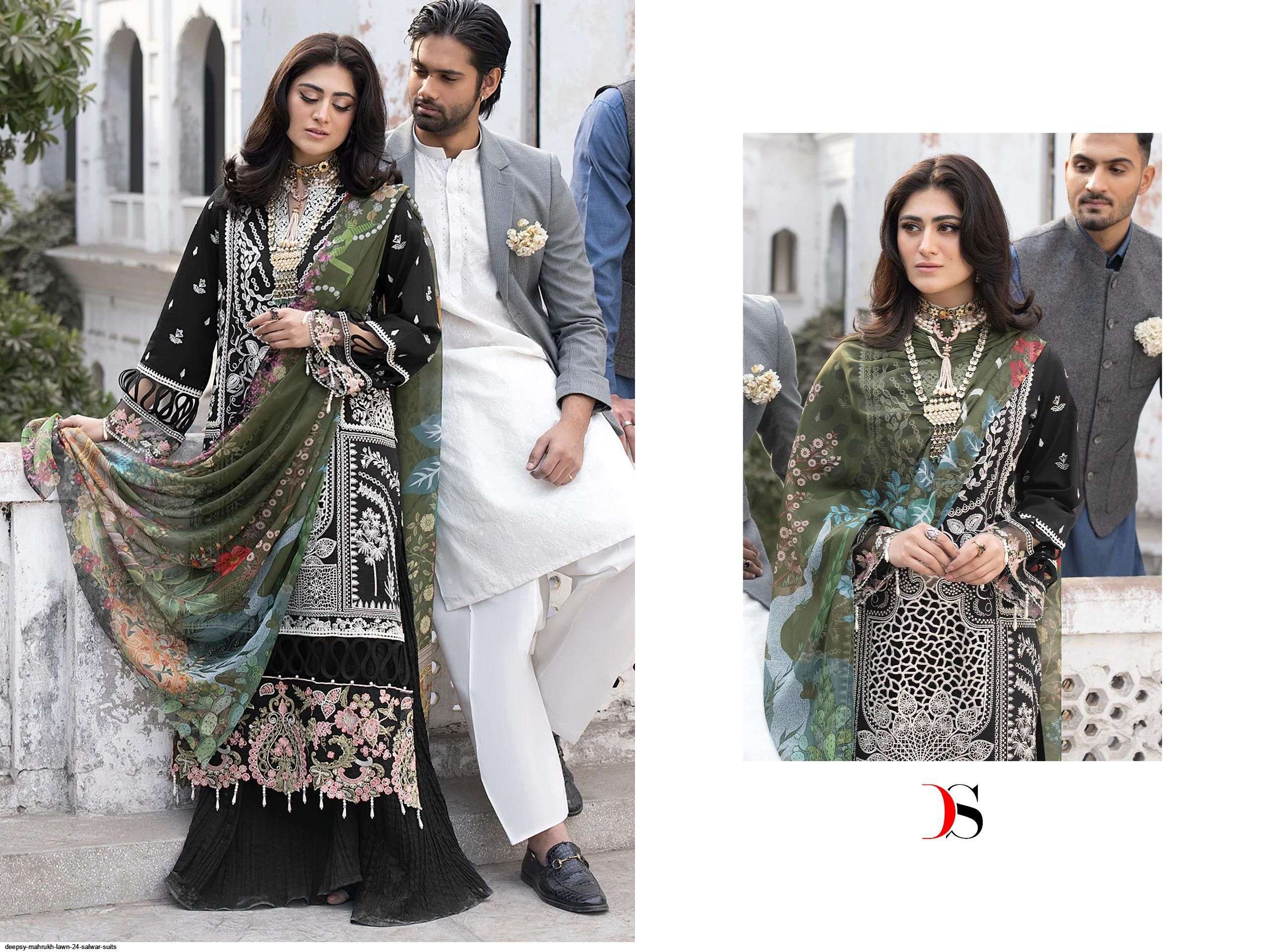 DEEPSY MAHRUKH LAWN 24 SALWAR SUITS
