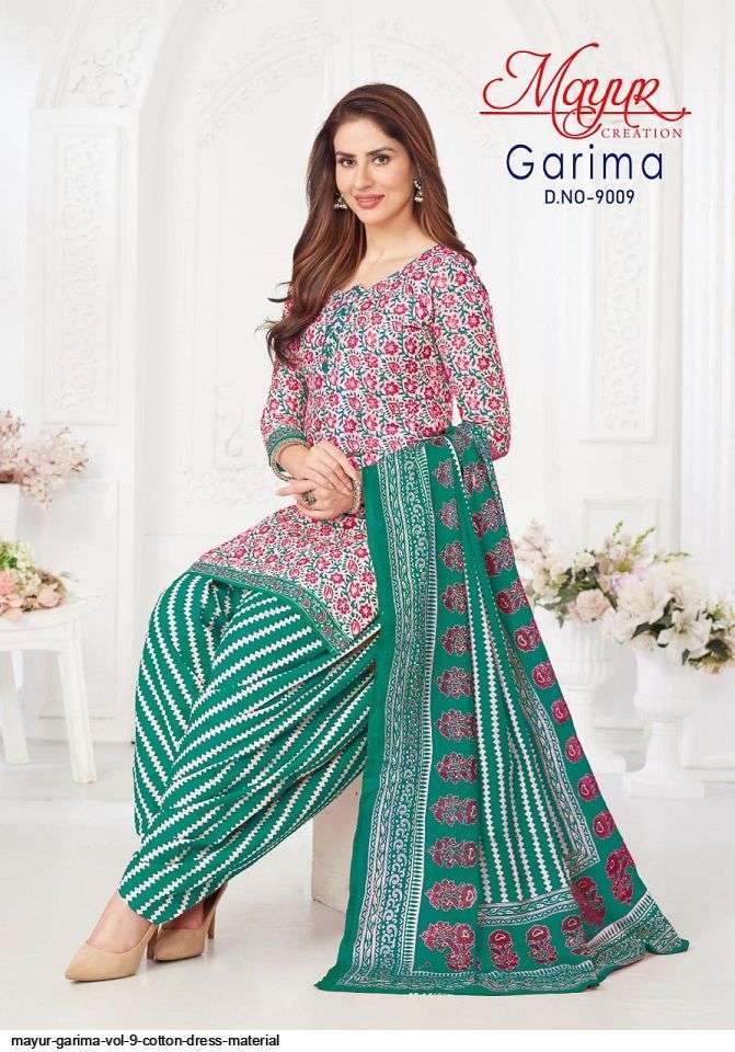 MAYUR GARIMA VOL 9 COTTON DRESS MATERIAL