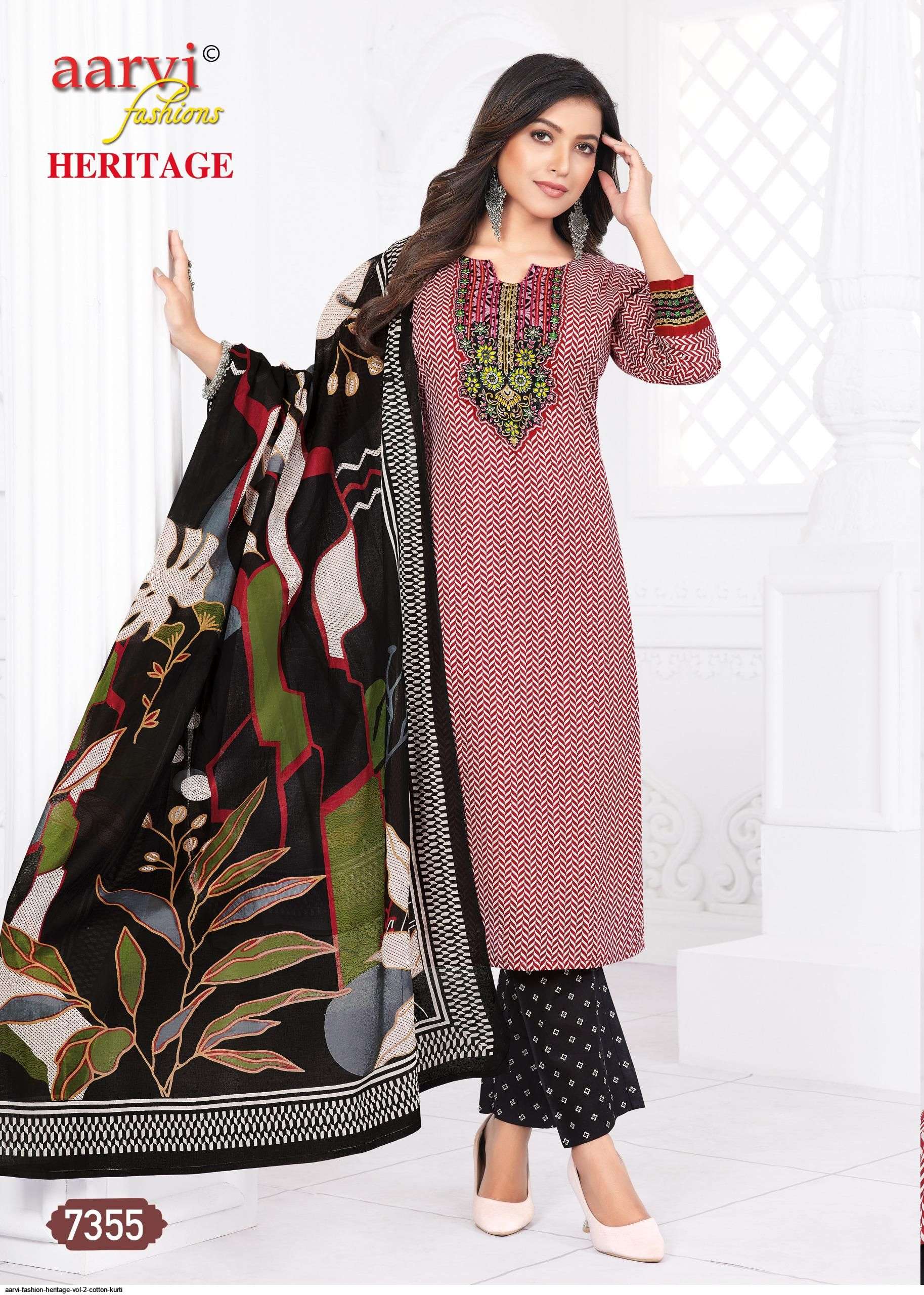 aarvi-fashion-heritage-vol-2-cotton-kurti-4988