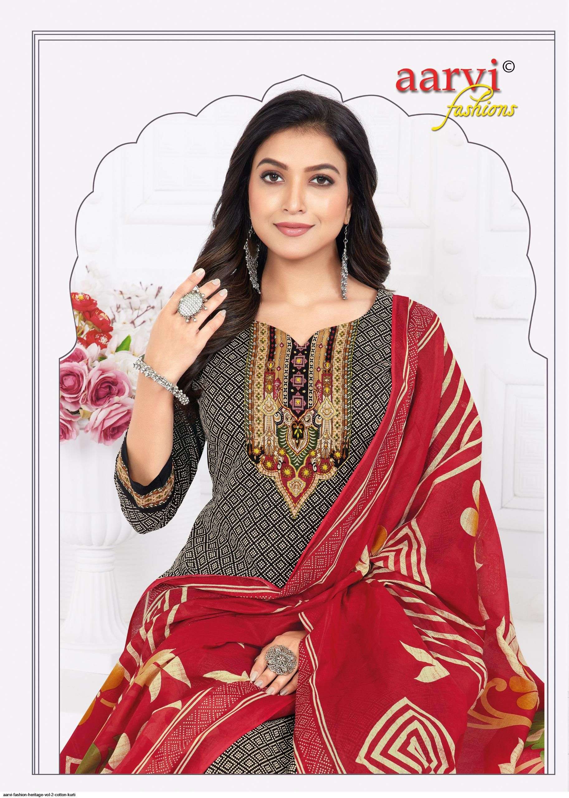 aarvi-fashion-heritage-vol-2-cotton-kurti-7663